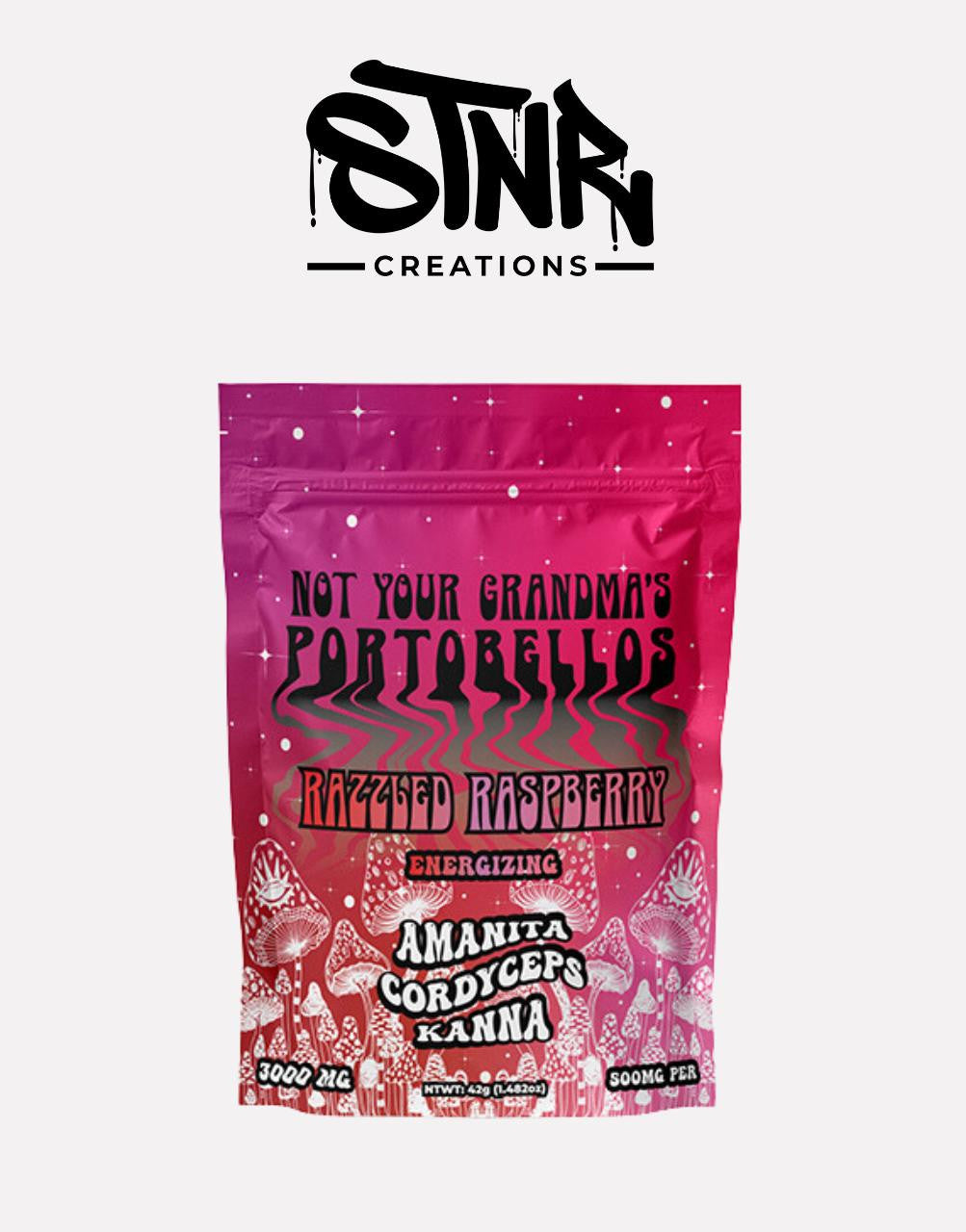 STNR Creations Not Your Grandmas Portobellos- Razzled Raspberry(3000MG)