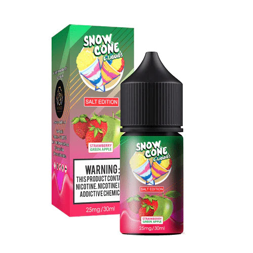 8 Ball Snowcone Salts - Strawberry Green Apple 50MG 30ML