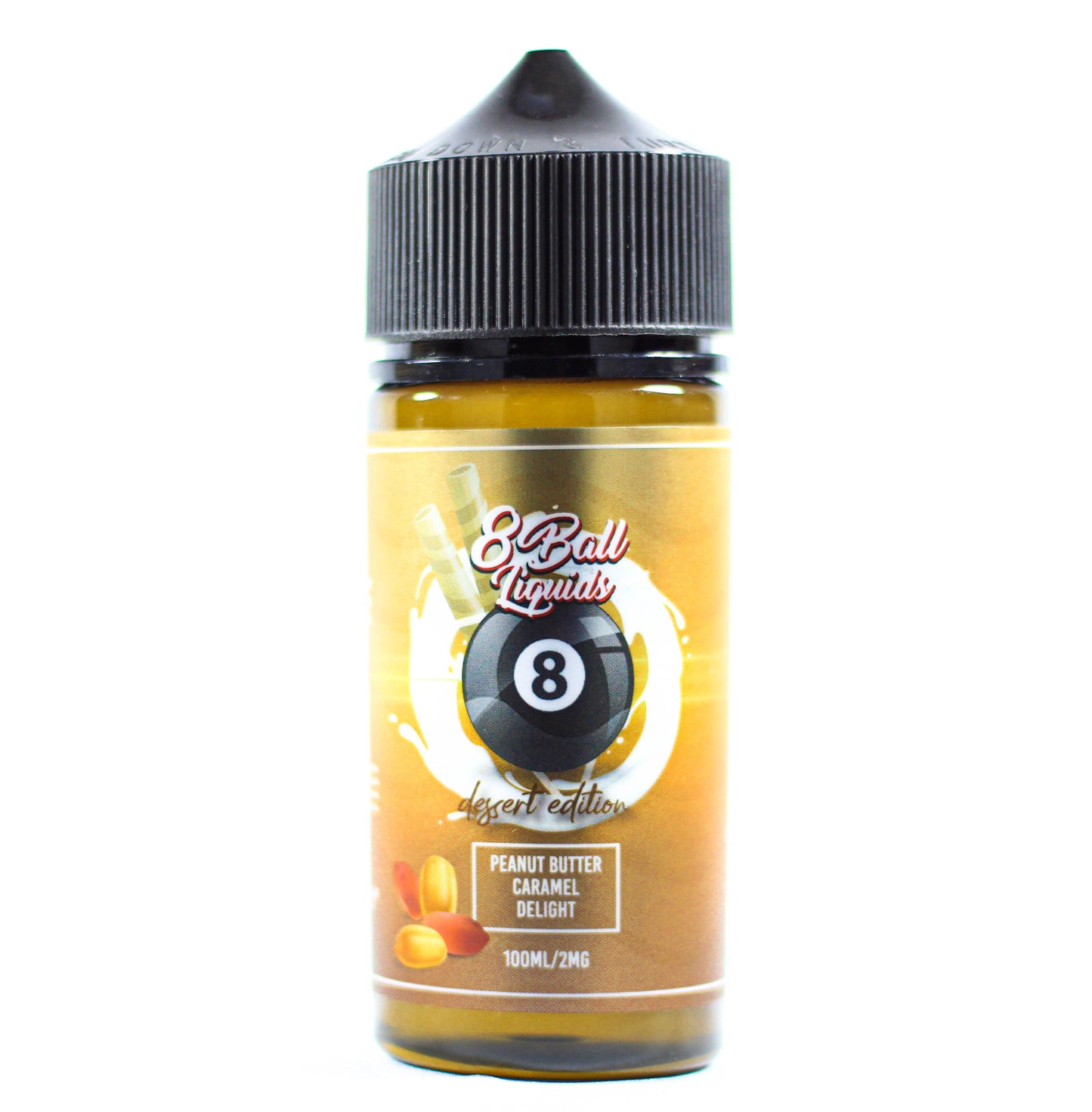 8 Ball Peanutbutter Caramel Delight 2MG 100ML