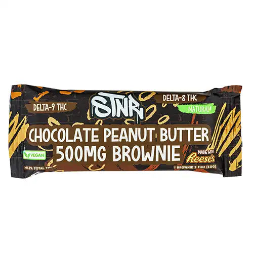 STNR Chocolate Peanut Butter 500MG Brownie
