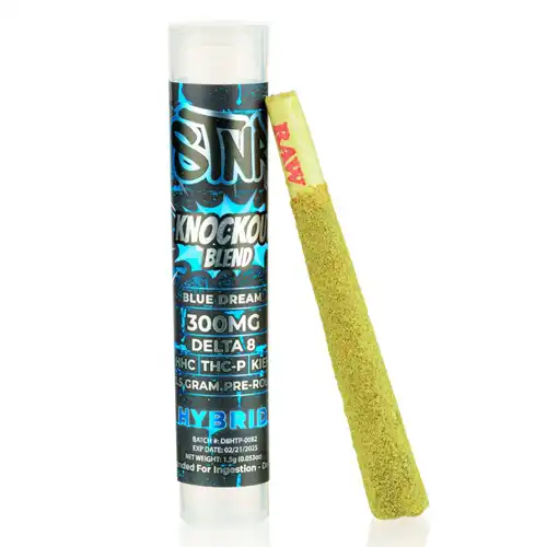 STNR Blue Dream 300MG Knockout Blend 1.5G Pre Roll