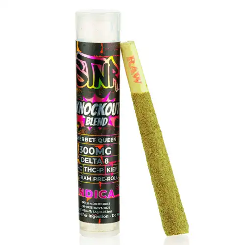 STNR Sherbet Queen 300MG Knockout Blend 1.5G Pre Roll