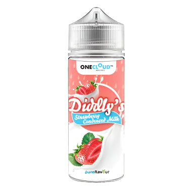 One Cloud Diddlys Strawberry Condensed Milk Longfil Kit