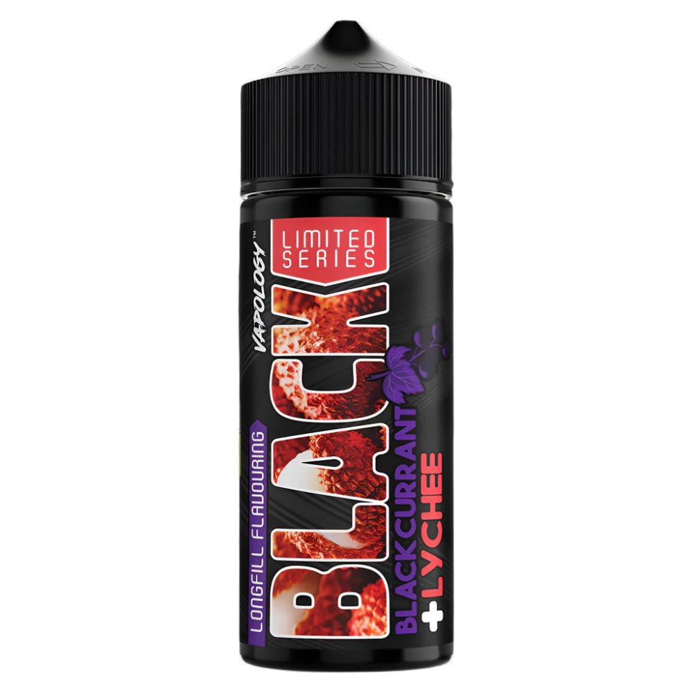 Vapology Black Series-Blackcurrant Lychee 120ML Longfill Kit