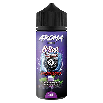 8 Ball Blackcurrant Grape Soda 120ML Longfill Kit