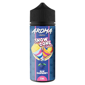 8 Ball Snow Cone- Blue Raspberry 120ML Longfill