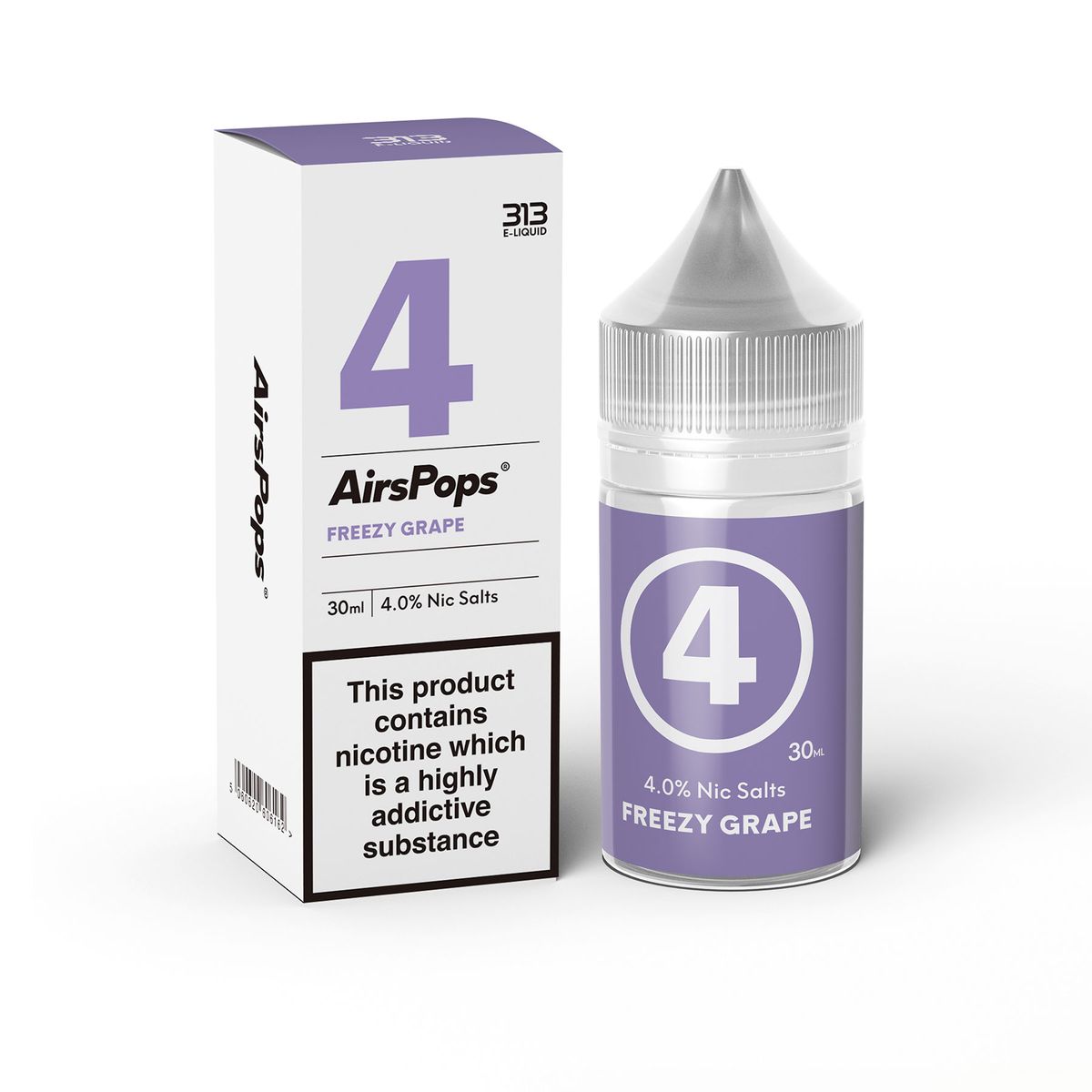 AirsPops 313 Freezy Grapes 40MG Nicotine Salts