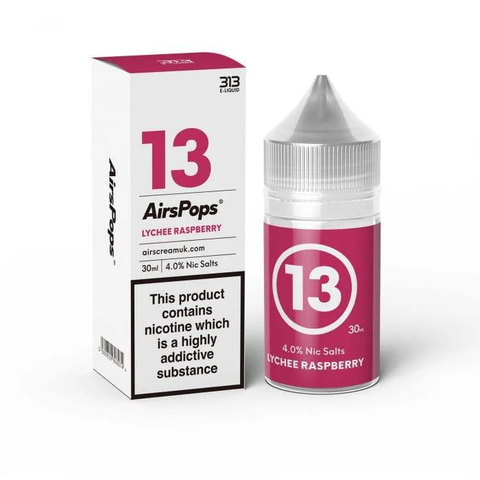 AirsPops 313 Lychee Raspberry 40MG Nicotine Salts