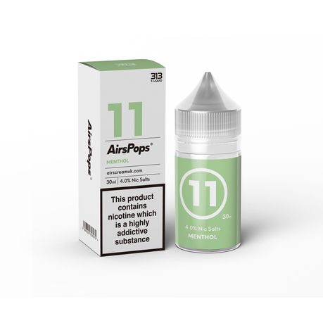 AirsPops 313 Menthol 40MG Salts Nicotine Salts