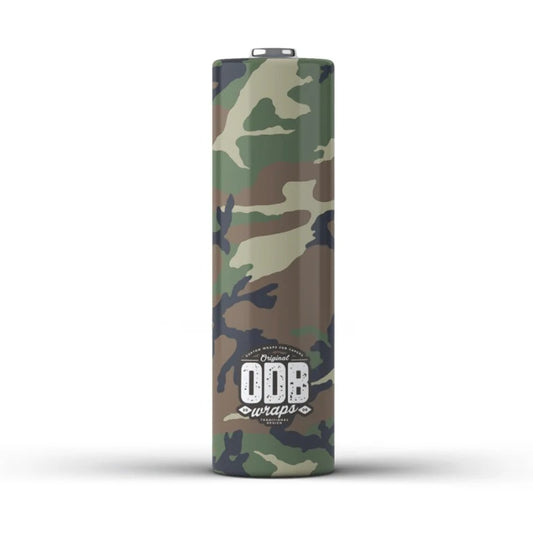 ODB Camo 18650 Battery Wraps 4 Pack