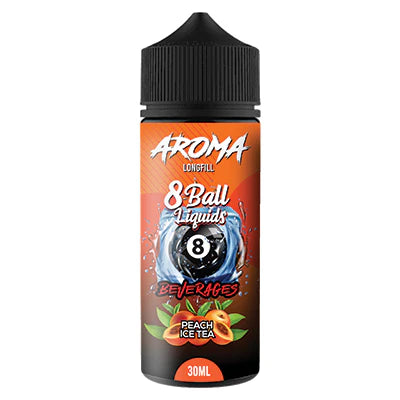 8 Ball Peach ice Tea 120ML Longfill Kit