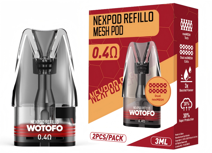 Wotofo Nexpod Refillo Mesh 0.4ohm Pods