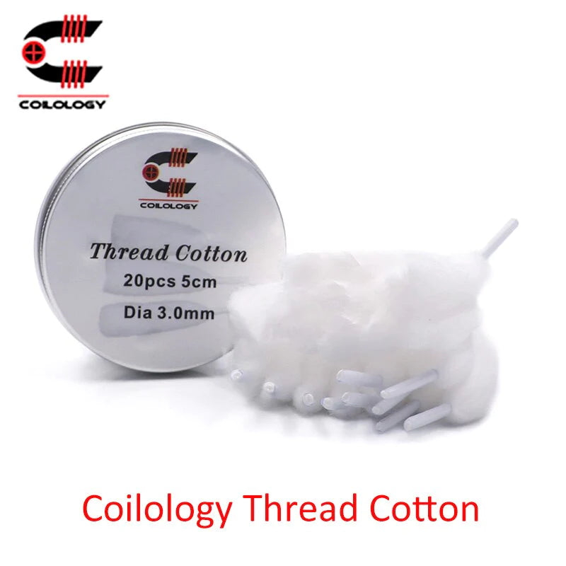 Coilology Thread Cotton 20Pcs 5cm 3mm