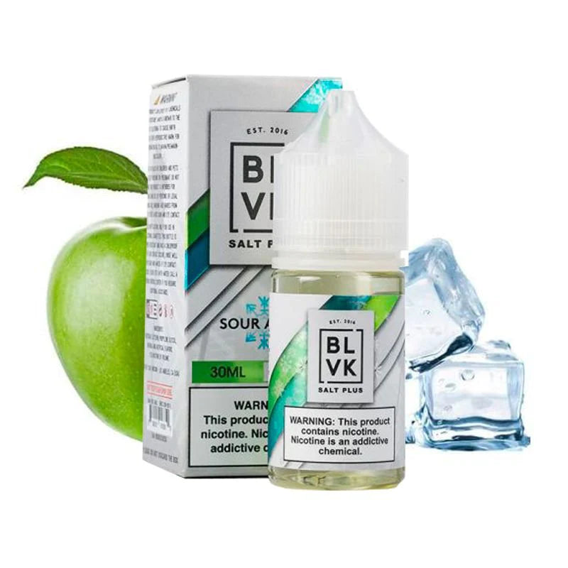 BLVK Sour Apple 35MG Nicotine Salts