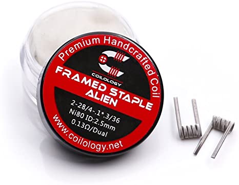 Coilology Framed Staple Alien 0.13 ohm/Dual Premium Handcrafted Coils