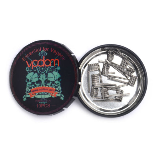 VPDAM Ni80 Staggered 0.2 ohm Prebuilt Coils (10pcs)