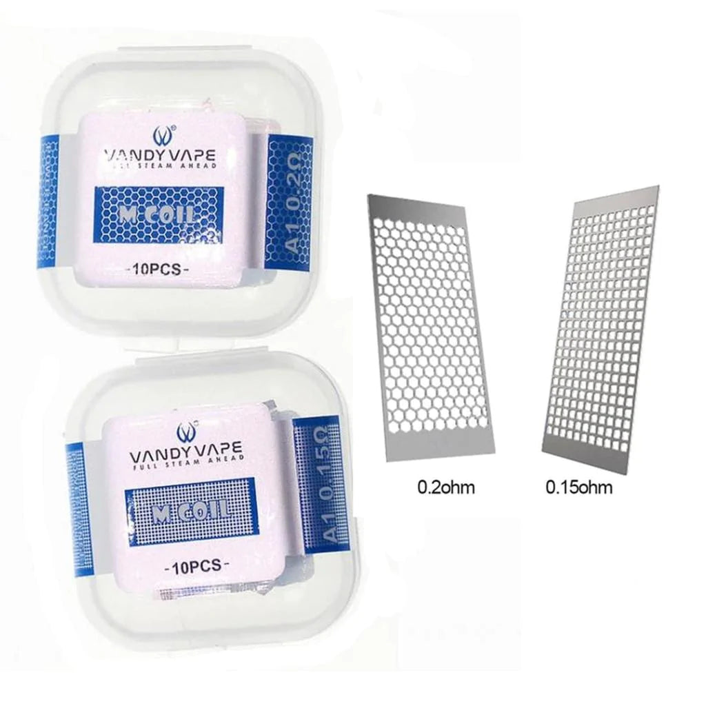 Vandyvape A1 M Coil A1 0.2 ohm Strips (10 Pcs) Vandyvape A1 M Coil A1 0.2 ohm Strips (10 Pcs)