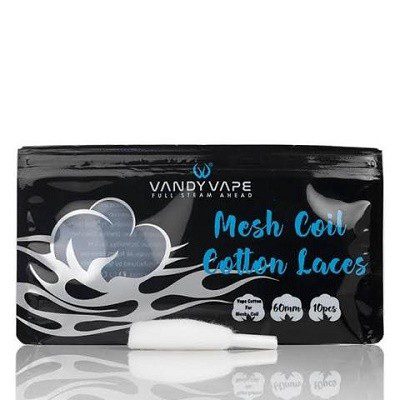 Vandy Vape M Coil Cotton Laces 10 Caps 60mm