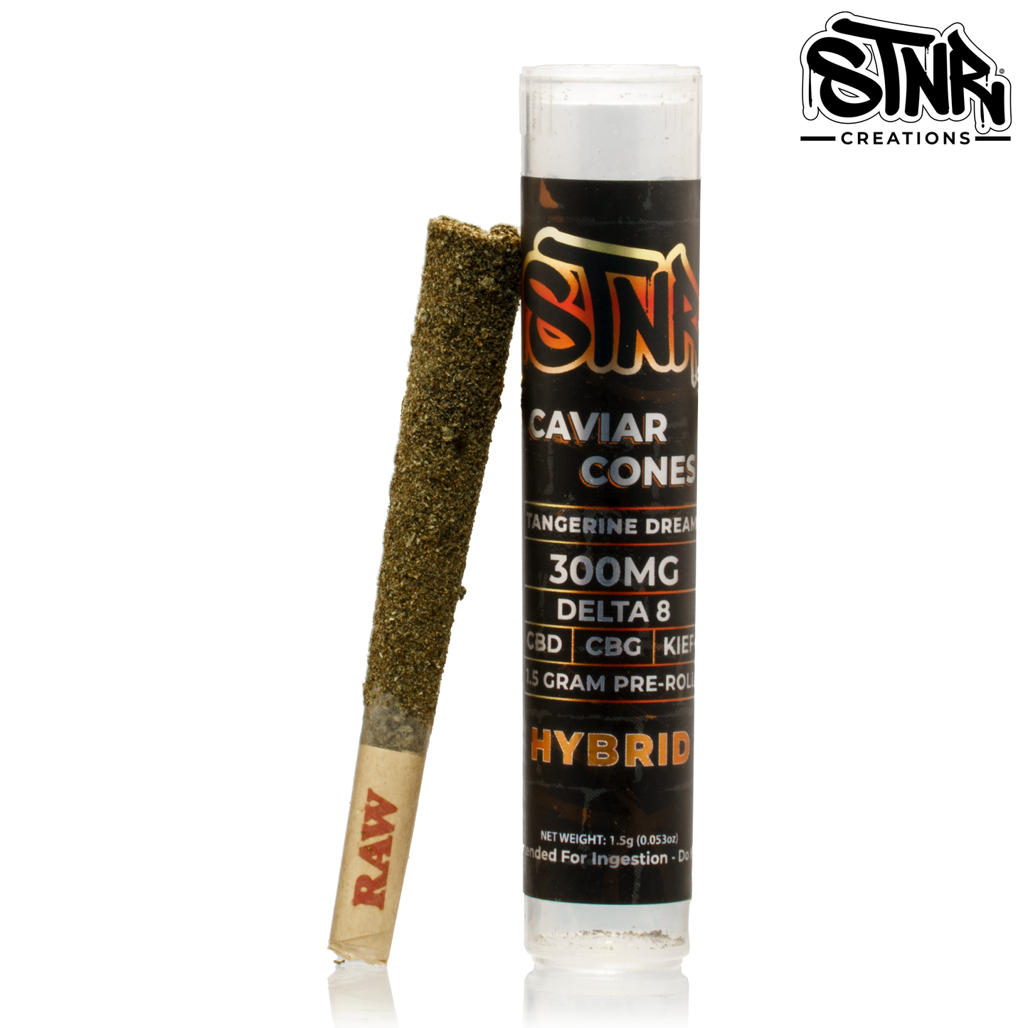 STNR Tangerine Dream Caviar Cone 300MG 1.5 Gram Pre-roll