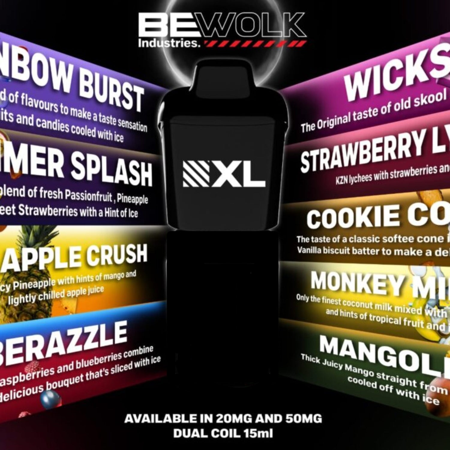 Bewolk XL Flavour Pods 12000 Puff