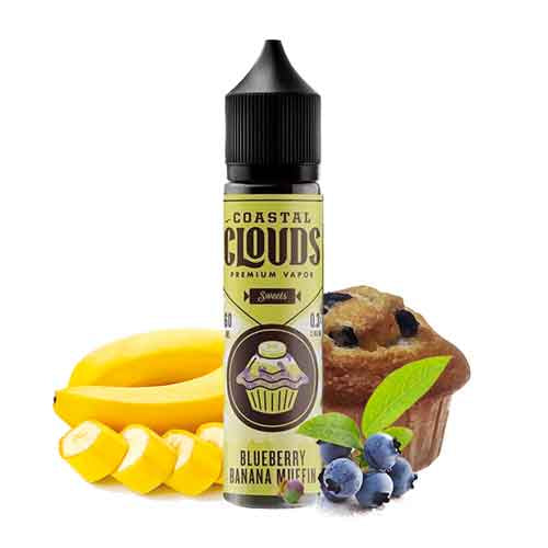 Coastal clouds – blueberry banana muffin 3MG/60ML