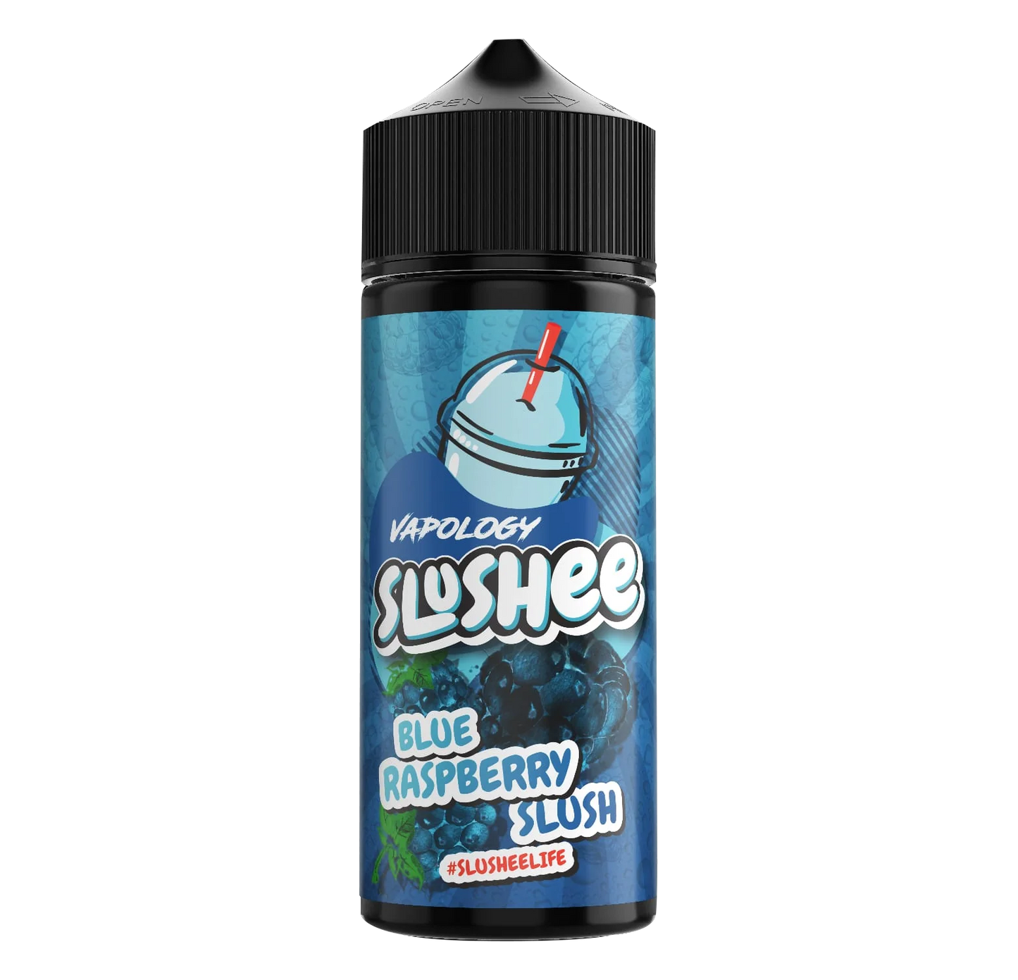 Vapology Slushee Blue Raspberry Slush 120ML Longfill Kit