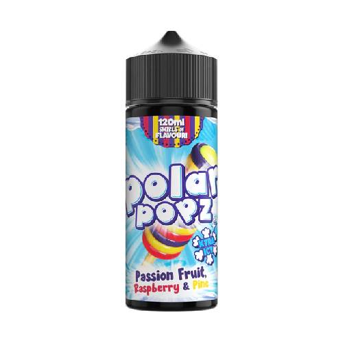 Vapology Polar Popz Passionfruit Raspberry Pineapple Xtra Icy 120ML Longfill Kit
