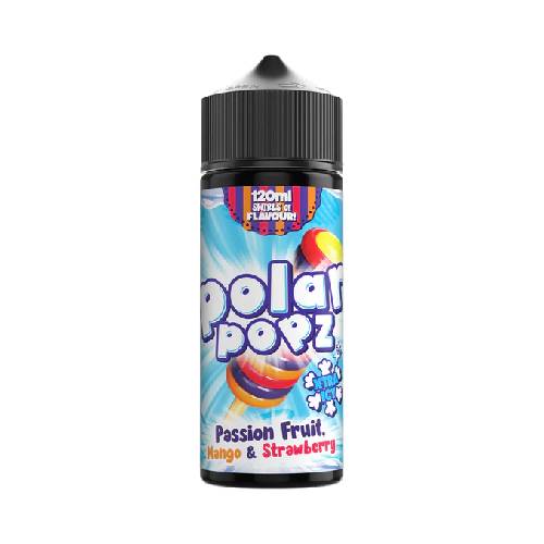 Vapology Polar Popz Passionfruit Mango Strawberry Xtra Icy 120ML Longfill Kit