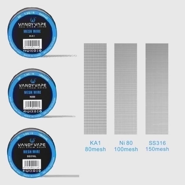 Vandy Vape Mesh Wire Ni80 1.2 ohm 5ft