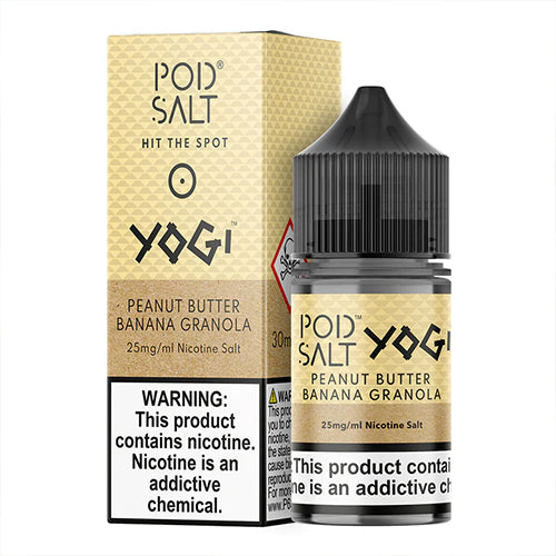 Pod Salt x YOGI Peanut Butter Banana Granola 30ML Salts