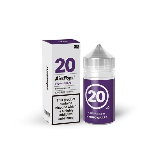 Airspops 313 Kyoho Grape 40MG Nicotine Salts