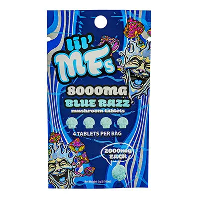 STNR Creations LIL MFs Mushroom Tablets 4 Count 8000MG - Cloudy Vape Co. Umhlanga.