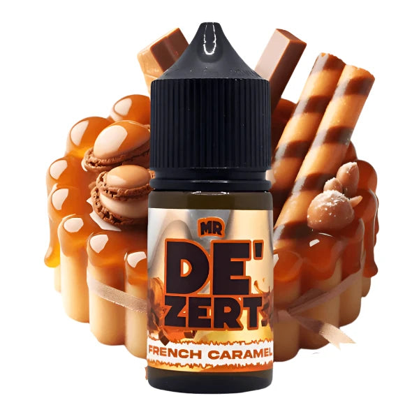 MR DE ZERT- French Caramel Nicotine Salts 30ML