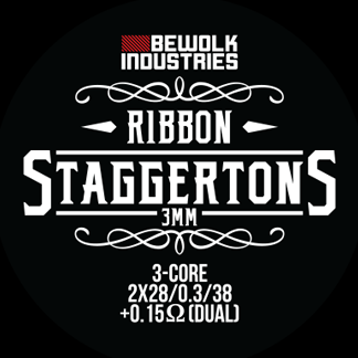 Bewolk Ribbon Staggertons 3MM
