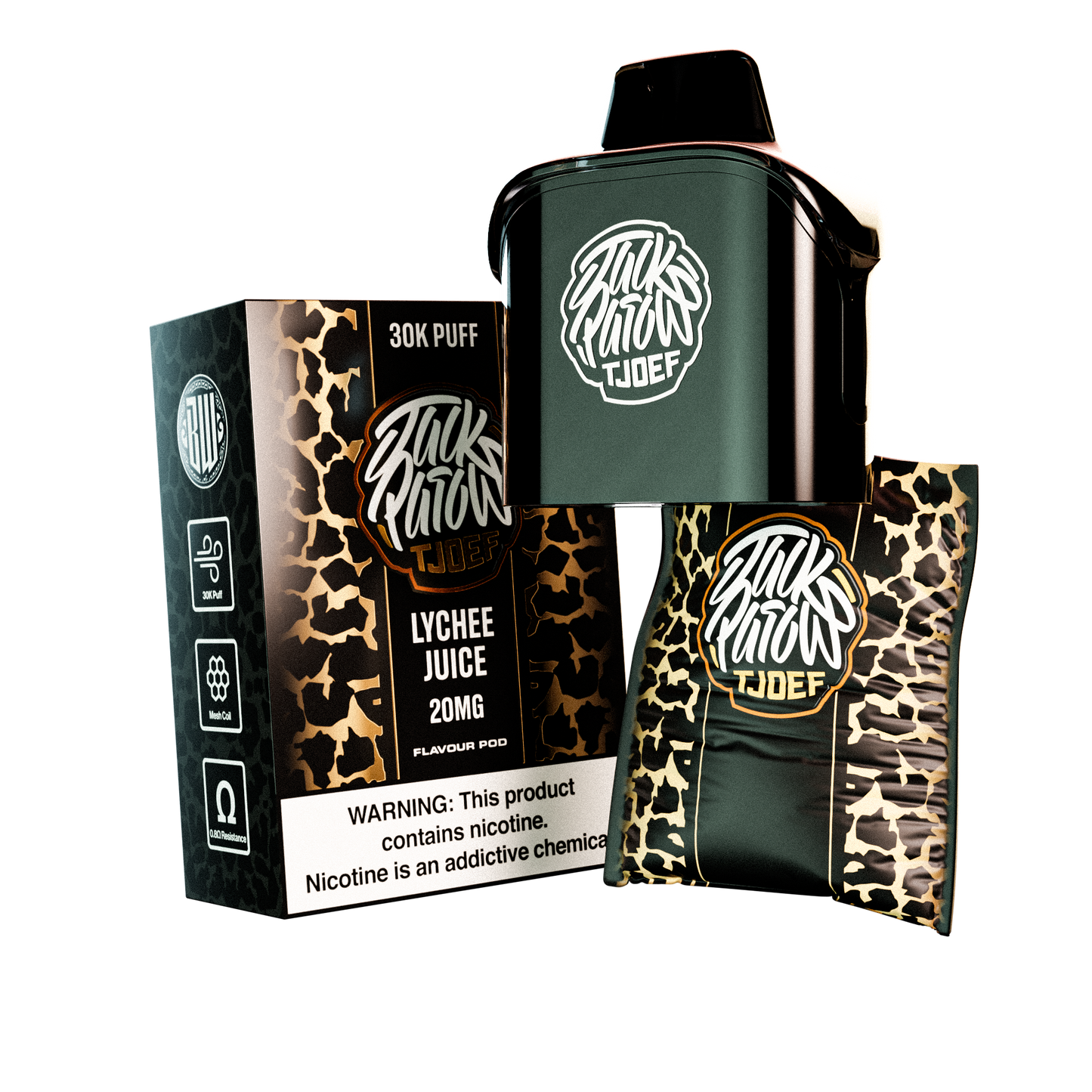 Jack Parow X Pod System 30K Flavour Pod Only - JPX30K