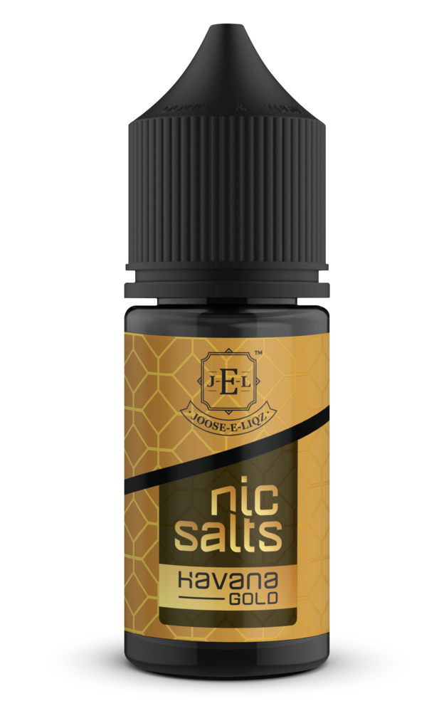 JOOSE-E-LIQZ Havana Gold Nicsalt SHORTFILL 20mg & 35mg
