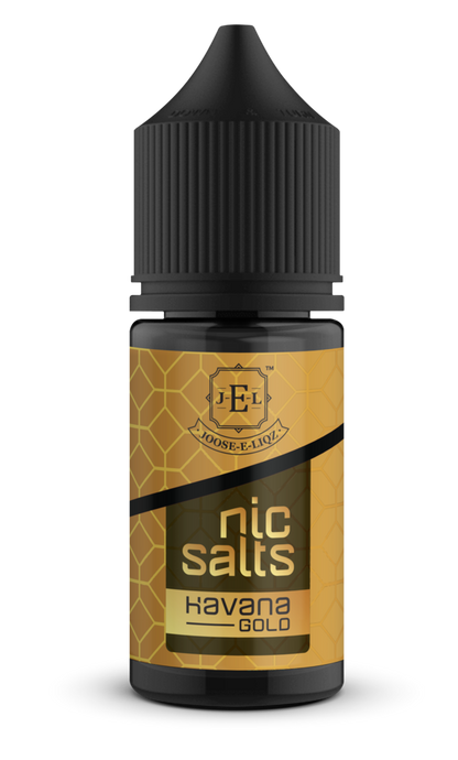 JOOSE-E-LIQZ Havana Gold Nicsalt SHORTFILL 20mg & 35mg