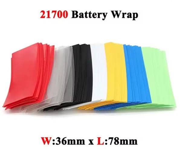 21700 Battery Wraps Assorted
