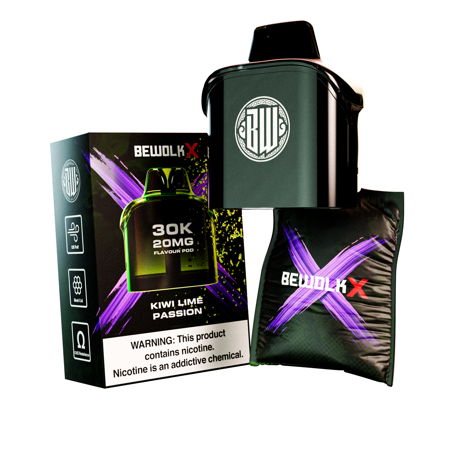 Bewolk X Pod System 30K Flavour Pod Only - BX30K