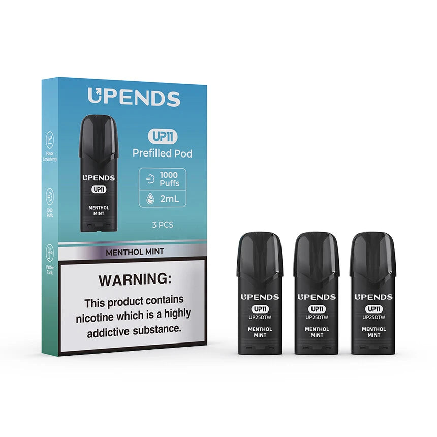 Upends UP11 Prefilled Replacement Pods 50mg (3 Pack) - Cloudy Vape Co. Umhlanga.