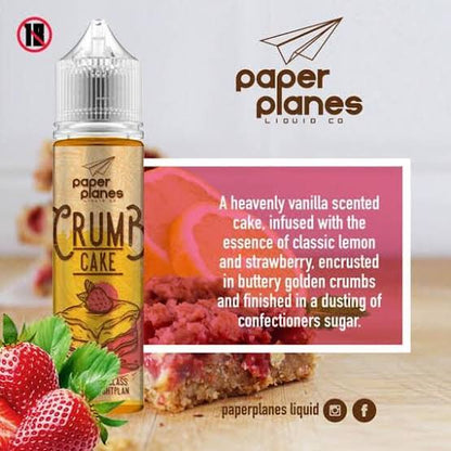 Paper Planes Crumb Cake LongFill Kit 120ML 2mg