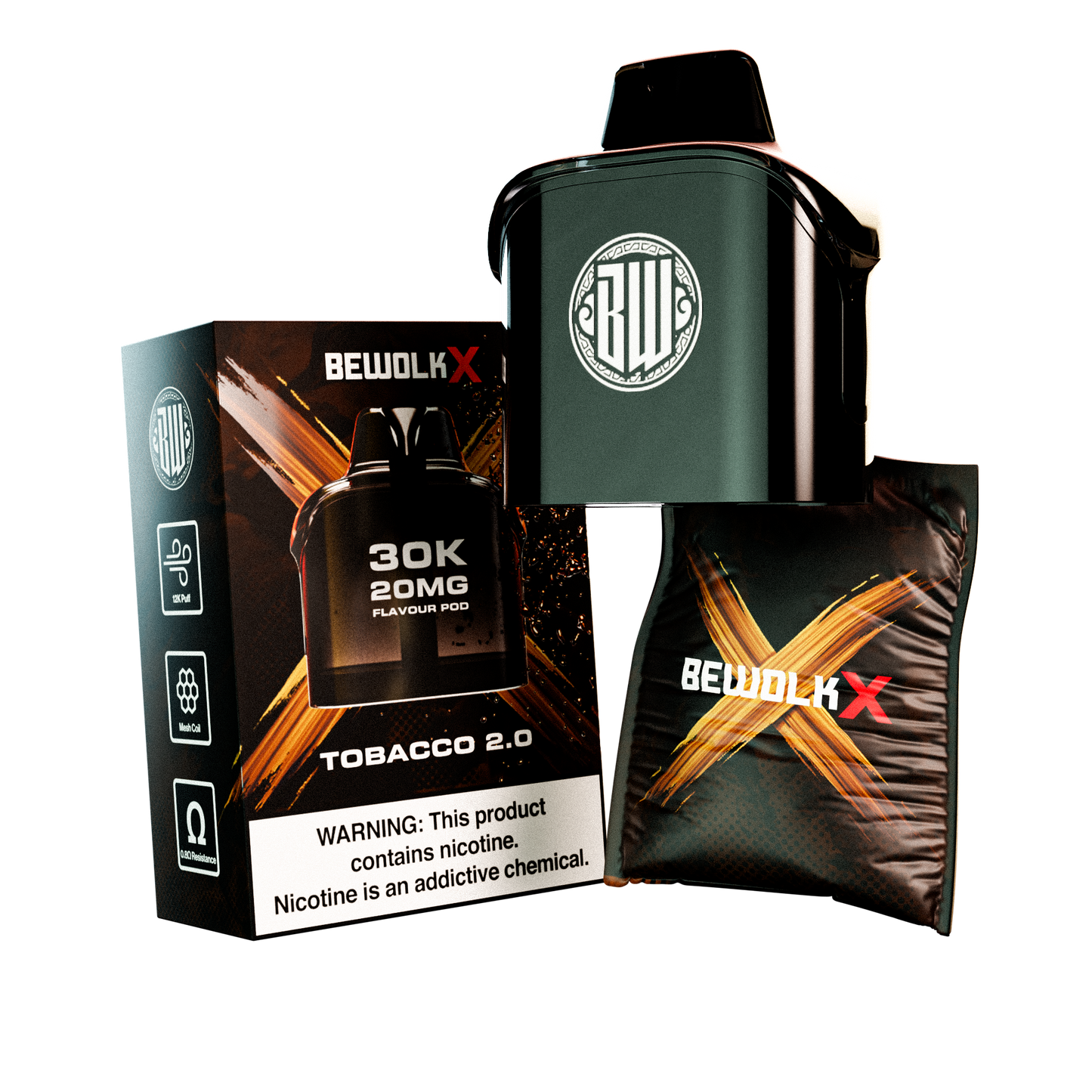 Bewolk X Pod System 30K Flavour Pod Only - BX30K