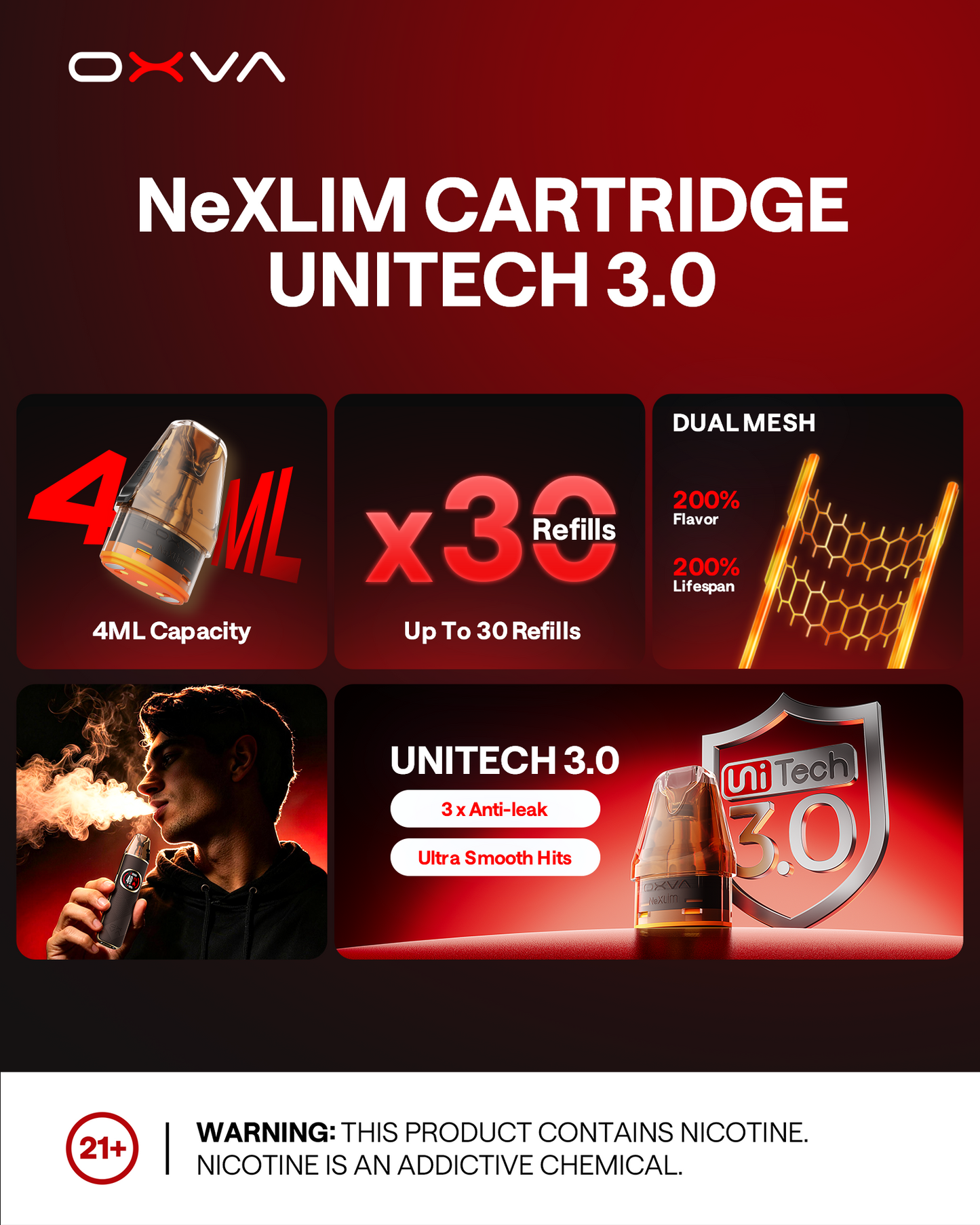 Oxva NEXLIM 2 Pod Kit 2000mAh **NEW