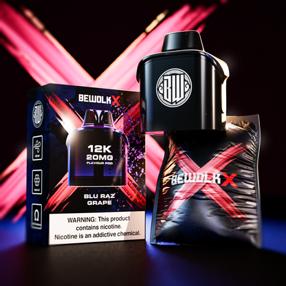 Bewolk X Pod System 12K Flavour Pod Only - BX12K
