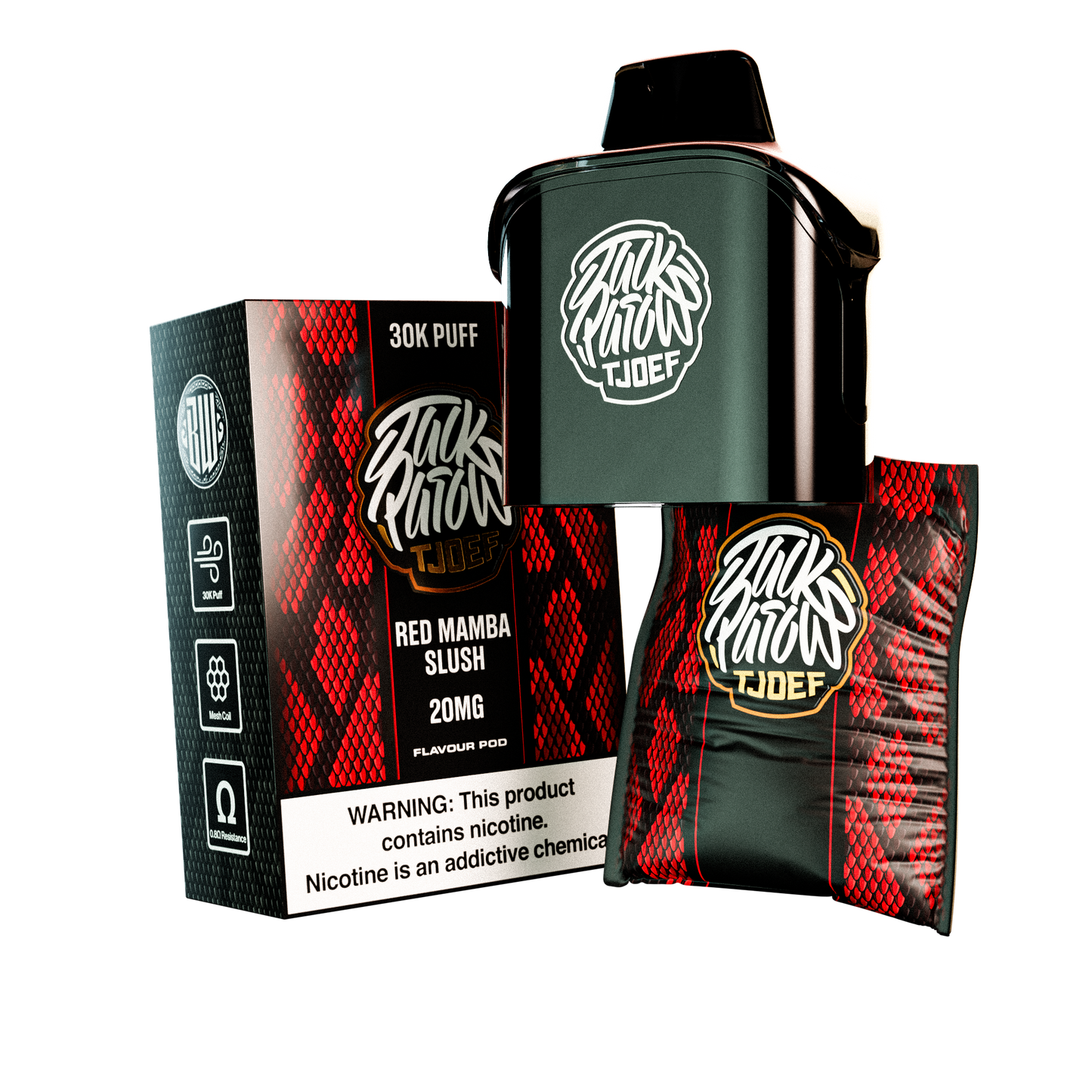 Jack Parow X Pod System 30K Flavour Pod Only - JPX30K