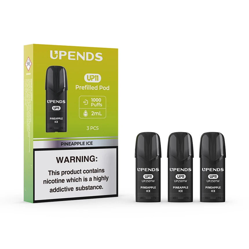 Upends UP11 Prefilled Replacement Pods 50mg (3 Pack) - Cloudy Vape Co. Umhlanga.