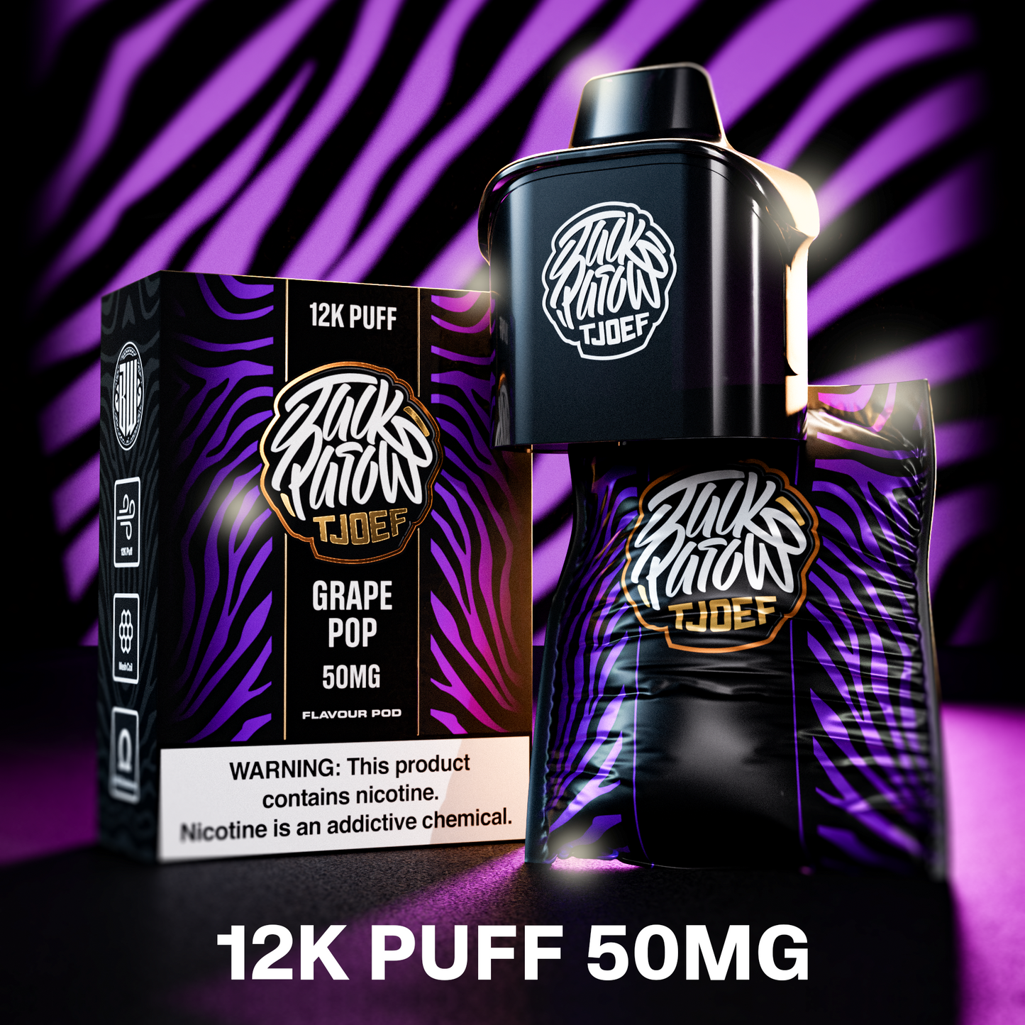 Jack Parow X Pod System 12K Flavour Pod Only - JPX12K