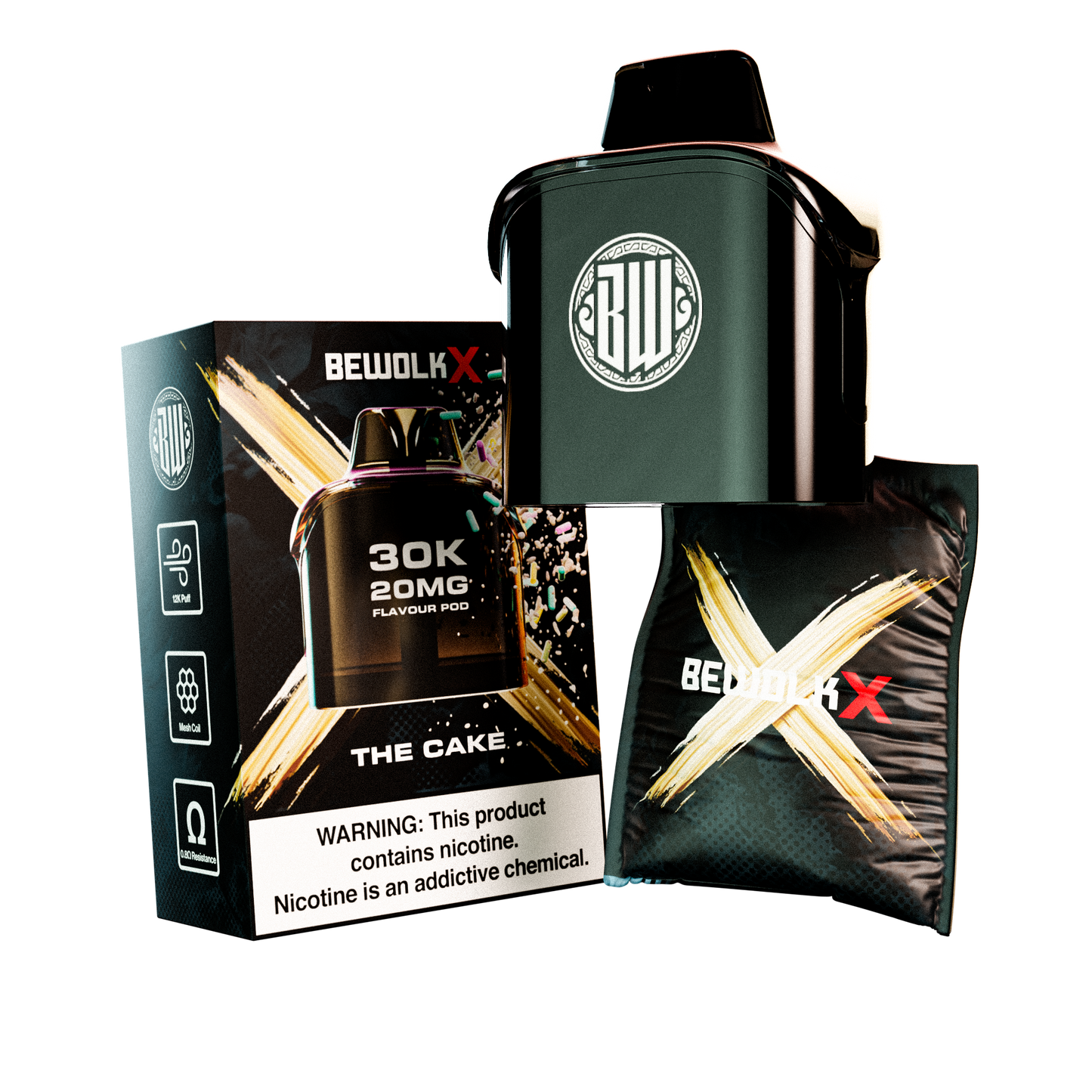 Bewolk X Pod System 30K Flavour Pod Only - BX30K