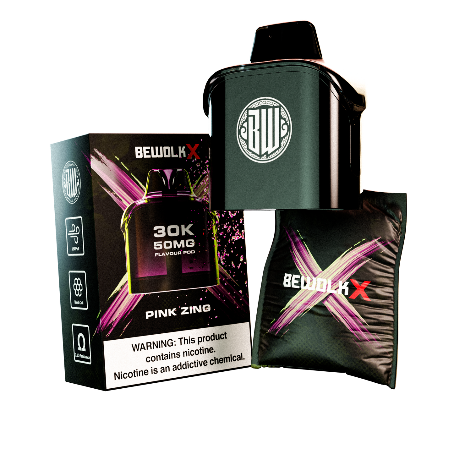 Bewolk X Pod System 30K Flavour Pod Only - BX30K