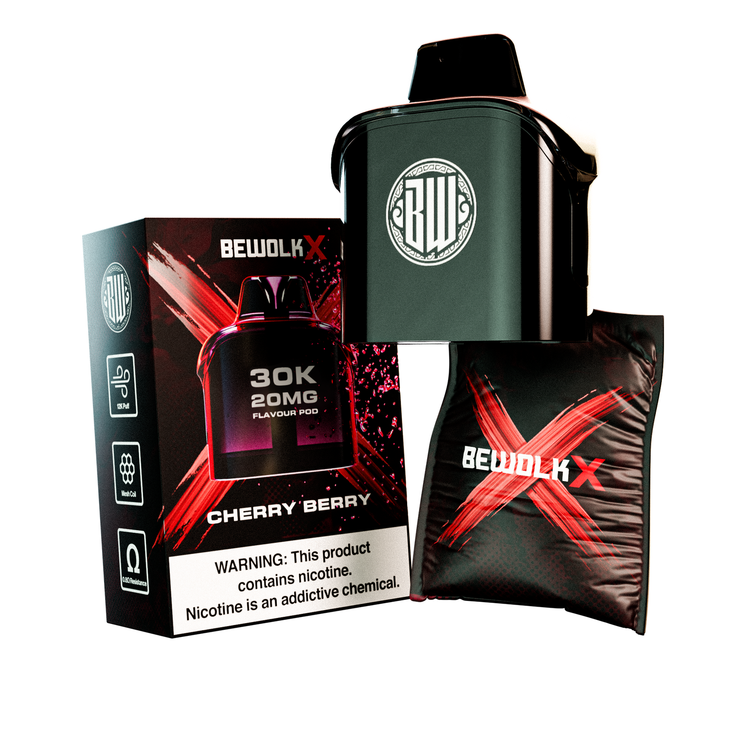 Bewolk X Pod System 30K Flavour Pod Only - BX30K